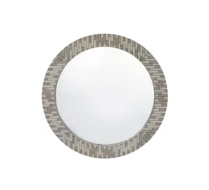 Zebra Mosaic Modern Accent Wall Mirror 60cm by Luxe Mirrors, a Mirrors for sale on Style Sourcebook