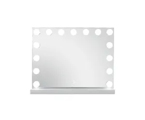Vanity Tabletop Frontlit LED Wall Mirror 46cm x 58cm by Luxe Mirrors, a Vanity Mirrors for sale on Style Sourcebook