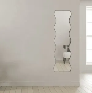 Modern Wavy Timeless Wall Mirror 150cm x 40cm by BestWorld, a Mirrors for sale on Style Sourcebook