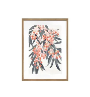 Native Bloom Framed Wall Art 80cm x 60cm by ", a Prints for sale on Style Sourcebook