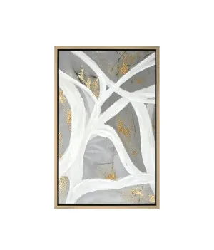 White Veins on Gray I Wall Art Canvas 85cm x 55cm by Cafe Lighting &amp; Living, a Prints for sale on Style Sourcebook
