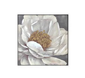 Blooming Grace Wall Art Canvas 80cm x 80cm by Cafe Lighting &amp; Living, a Prints for sale on Style Sourcebook
