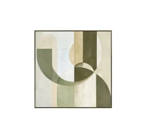 Harmony in Sage and Sand Wall Art Canvas 80cm x 80cm by ", a Prints for sale on Style Sourcebook