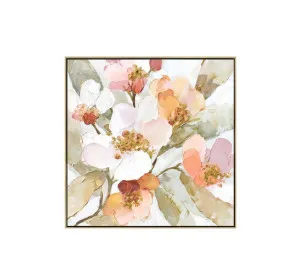 Peach and Petal Dreams Wall Art Canvas 80cm x 80cm by ", a Prints for sale on Style Sourcebook