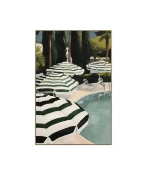 Under the Umbrellas Wall Art Canvas 80cm x 120cm by ", a Prints for sale on Style Sourcebook