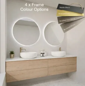 Gun Metal, 700mm by Luxe Mirrors, a Vanity Mirrors for sale on Style Sourcebook