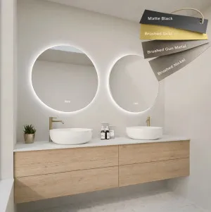 Brushed Gold, 700mm by Luxe Mirrors, a Vanity Mirrors for sale on Style Sourcebook