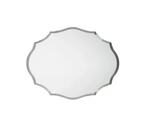 Scalloped Edge Decorative Wall Mirror 56cm x 71cm by ", a Mirrors for sale on Style Sourcebook