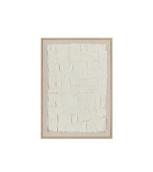 Hand-Painted Limewash Grid Wall Art Canvas 70cm x 100cm by Cafe Lighting &amp; Living, a Prints for sale on Style Sourcebook