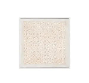 Hand-Painted Circles of Quiet Wall Art Canvas 70cm x 70cm by Cafe Lighting &amp; Living, a Prints for sale on Style Sourcebook