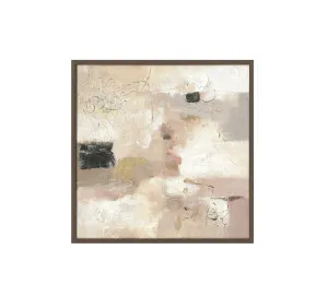 Hand-Painted Blush Horizon Wall Art Canvas 100cm x 100cm by Cafe Lighting &amp; Living, a Prints for sale on Style Sourcebook