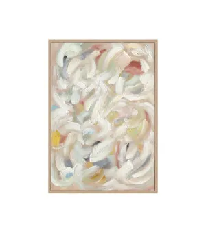 Hand-Painted Gentle II Motion Wall Art Canvas 70cm x 100cm by Cafe Lighting &amp; Living, a Prints for sale on Style Sourcebook