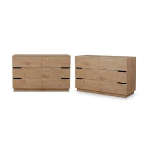 Zack Six Drawer - Natural Bundle - Mocka by Mocka., a Dressers & Chests of Drawers for sale on Style Sourcebook