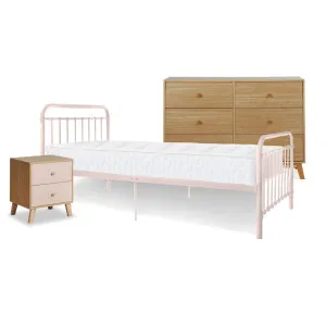 Sonata Pink Single Four Piece Bedroom Set - Mocka by Mocka., a Beds & Bed Frames for sale on Style Sourcebook