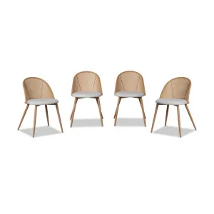 Avila Dining Chair - Natural Set of Four Bundle - Mocka by Mocka., a Dining Chairs for sale on Style Sourcebook