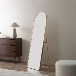 Jackson Metal Arch Full Length Freestanding Mirror - Gold - Mocka by Mocka., a Mirrors for sale on Style Sourcebook