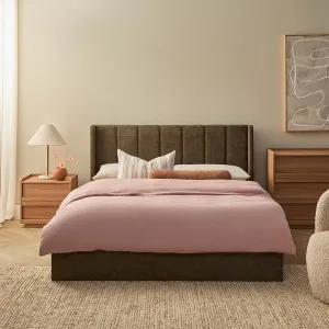 Quinn Storage Queen Bed - Dark Green - Mocka by Mocka., a Beds & Bed Frames for sale on Style Sourcebook