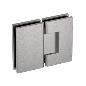 Industry Glass to Glass 180 Degree Hinge Satin Nickel by Estelle, a Shower Hinges for sale on Style Sourcebook