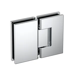 Industry Glass to Glass 180 Degree Hinge Polished Chrome by Estelle, a Shower Hinges for sale on Style Sourcebook