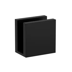 Industry Wall to Glass 90 Degree 10mm Clamp Matte Black by Estelle, a Shower Hinges for sale on Style Sourcebook