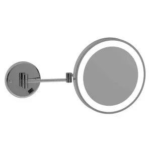 Thermogroup Ablaze 250 5x Magnification Concealed Bathroom Shaving Mirror - Warm Light Chrome L255CSMC by Thermogroup, a Mirrors for sale on Style Sourcebook