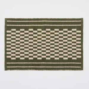 Habitat Finn Mei Reversible Indoor Mat Natural Green by Habitat, a Contemporary Rugs for sale on Style Sourcebook