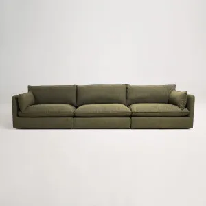 Loft 5 Seat Sofa, Luxe Green, by Lounge Lovers by Lounge Lovers, a Sofas for sale on Style Sourcebook