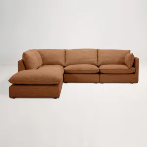Loft Mini Left Corner Sofa, Luxe Rust, by Lounge Lovers by Lounge Lovers, a Sofas for sale on Style Sourcebook