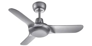 Ventair Spyda "Mini" 3 Blade 900mm (36") Indoor/Outdoor Designer Ceiling Fan - Titanium by Ventair, a Ceiling Fans for sale on Style Sourcebook