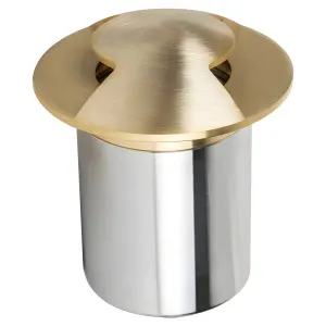 Havit Viale 2-Way Recessed LED Deck/Wall Light - Brass by Havit, a Wall Lighting for sale on Style Sourcebook