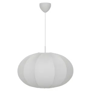 Nordlux Aeron Sculptural Pumpkin Pendant with Textile Shade - Large by Nordlux, a Lighting for sale on Style Sourcebook