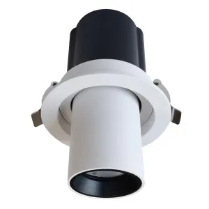 CLA Tele 10W Retractable Dimmable Recessed LED Spot Downlight - White by Compact Lamps Australia, a Lighting for sale on Style Sourcebook