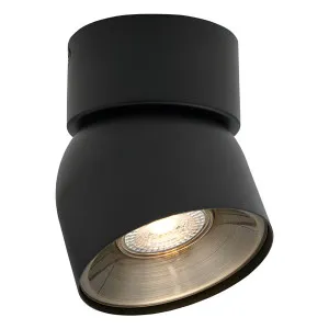 Nordlux Pitcher 1 Light Adjustable Ceiling Spotlight - Black by Nordlux, a Spotlights for sale on Style Sourcebook