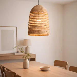 Mayfield Malik Hand-Woven Rattan Pendant - Natural by Mayfield, a Lighting for sale on Style Sourcebook
