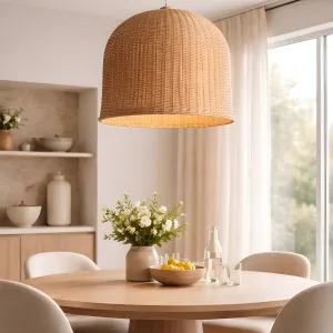Mayfield Kiawah Hand-Woven Rattan Pendant - Natural by Mayfield, a Lighting for sale on Style Sourcebook
