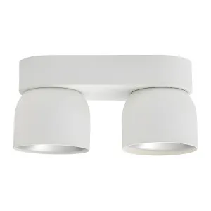 Nordlux Pitcher 2 Light Adjustable Ceiling Spotlight - White by Nordlux, a Spotlights for sale on Style Sourcebook