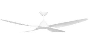 Deka Rondo II 58" DC Ceiling Fan with Remote - White by Deka, a Ceiling Fans for sale on Style Sourcebook