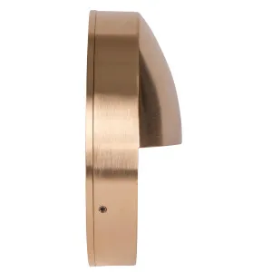 Havit Veko Large 240V Outdoor LED Wall/Step Light - Brass by Havit, a Wall Lighting for sale on Style Sourcebook
