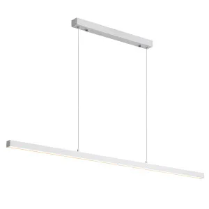 Oriel Lighting Shard Slimline 1200mm LED Linear Pendant - White by Oriel Lighting, a Lighting for sale on Style Sourcebook