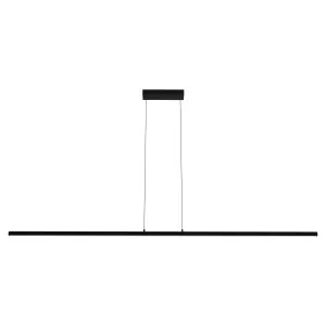 Calibo Aeris 2000mm Slimline Fluted LED Linear Pendant - Black by Calibo, a Lighting for sale on Style Sourcebook