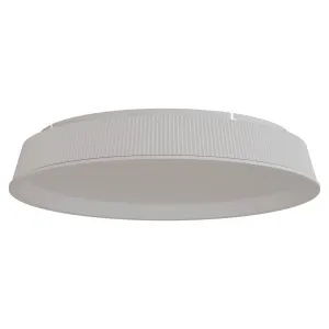 Calibo Kinglet Round 450mm Fluted LED Flush Mount Ceiling Light - White by Calibo, a Lighting for sale on Style Sourcebook