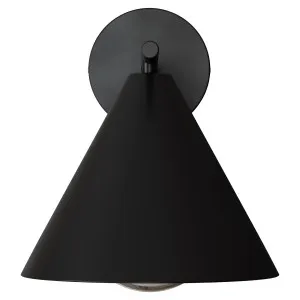 Calibo Becard Minimalist Cone Long Arm Outdoor Wall Light - Black by Calibo, a Wall Lighting for sale on Style Sourcebook