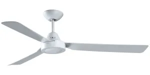 Deka Hawk 56" AC Ceiling Fan with Wall Control - White by Deka, a Ceiling Fans for sale on Style Sourcebook