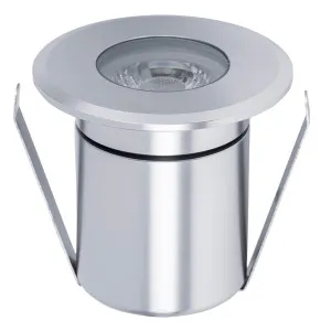 Havit Elite Medium 12V Recessed LED Deck/Wall Light - Silver by Havit, a Outdoor Lighting for sale on Style Sourcebook