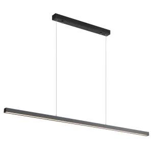 Oriel Lighting Shard Slimline 1200mm LED Linear Pendant - Black by Oriel Lighting, a Lighting for sale on Style Sourcebook