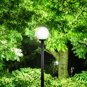 Oriel Lighting Galactic 200mm Opal Acrylic Garden Post Light with Pole - White by Oriel Lighting, a Lighting for sale on Style Sourcebook
