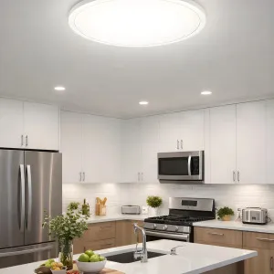 Atom AT3030 Flat Low-Profile LED Oyster Light - Large by Atom Lighting, a Lighting for sale on Style Sourcebook