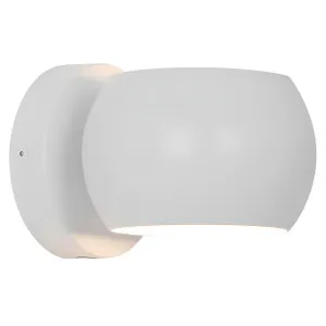 Nordlux Belir Minimalist Up/Down Wall Light - White by Nordlux, a Wall Lighting for sale on Style Sourcebook
