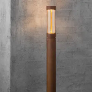 Nordlux Helix Coastal Outdoor Bollard Light - Corten by Nordlux, a Outdoor Lighting for sale on Style Sourcebook