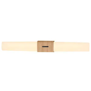 Nordlux Helva Slim Tubular LED Wall Light - Woodfoil by Nordlux, a Wall Lighting for sale on Style Sourcebook